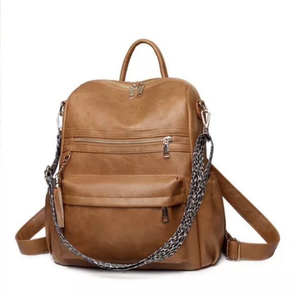 ⬅️New boutique PU leather guitar string backpack - Picture 4 of 10